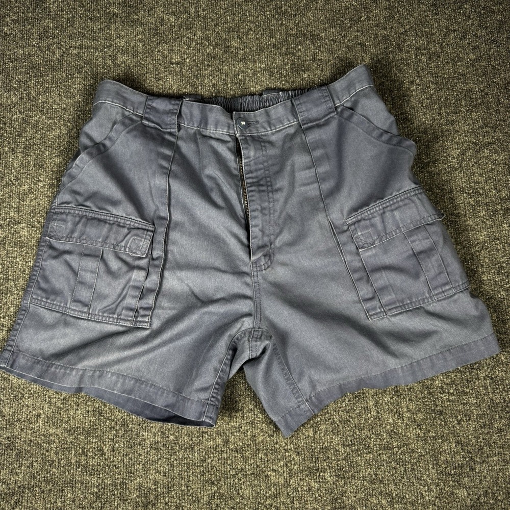 Vintage Weekender Shorts Mens 38 Blue Cotton 90s Dad Shorts‎ Cargo Y2K